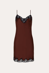 Bria Silk Lace Slip Dress