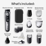 13-in-1 Men's Grooming Kit with Beard Trimmer, Hair Clipper, and Body Groomer