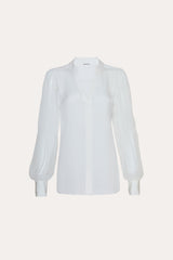 Chiffon Button Down Shirt