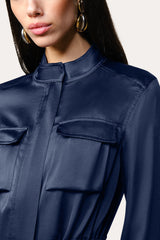Olivia Utility Satin Jacket