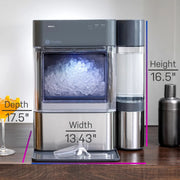View GE Profile Opal 2.0 XL with 1 Gallon Tank, Chewable Crunchable Countertop Nugget Ice Maker, Scoop included, 38 lbs in 24 hours, Pellet Ice Machine with WiFi & Smart Connected, Stainless Steel image 5