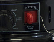 View Dyna-Glo WK24BK 23,000 BTU Indoor Kerosene Heater, No Electricity Needed, Black image 2